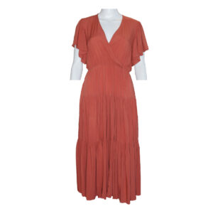 LONG CORAL DRESS - PETAL + PUP