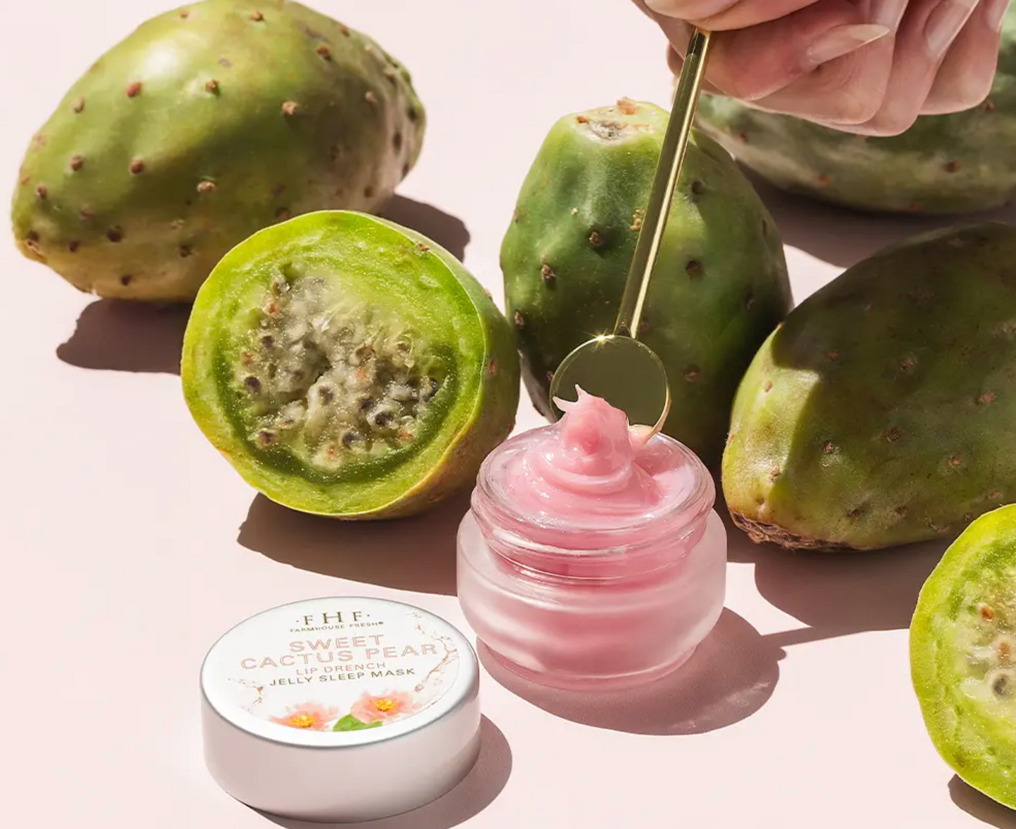 Sweet Cactus Pear Lip Drench Jelly Sleep Mask