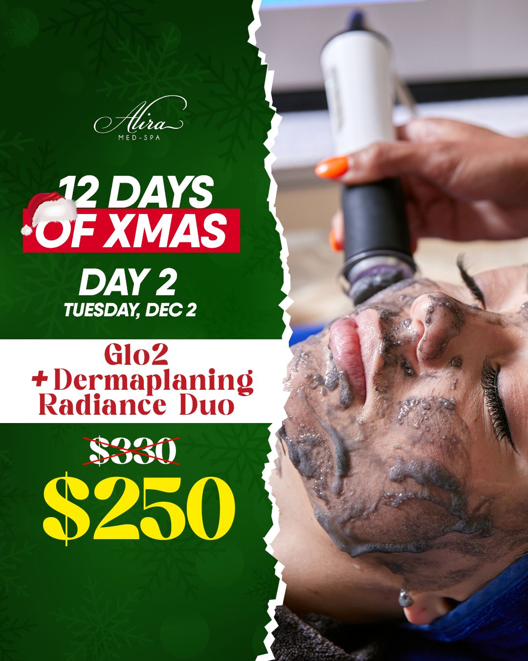 12 Days of Christmas: GLO2 + Dermaplaning Radiance Duo