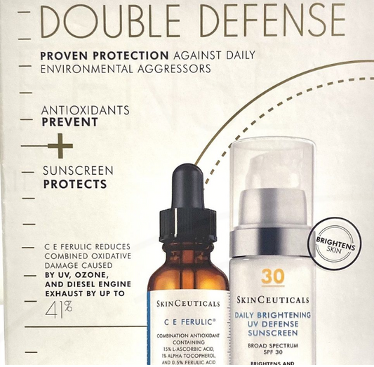 Double Defense (CE Ferulic + Daily Brightening Sunscreen)