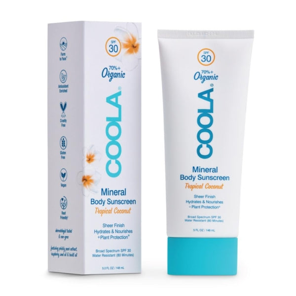 Mineral Body Sunscreen, Tropical Coconut